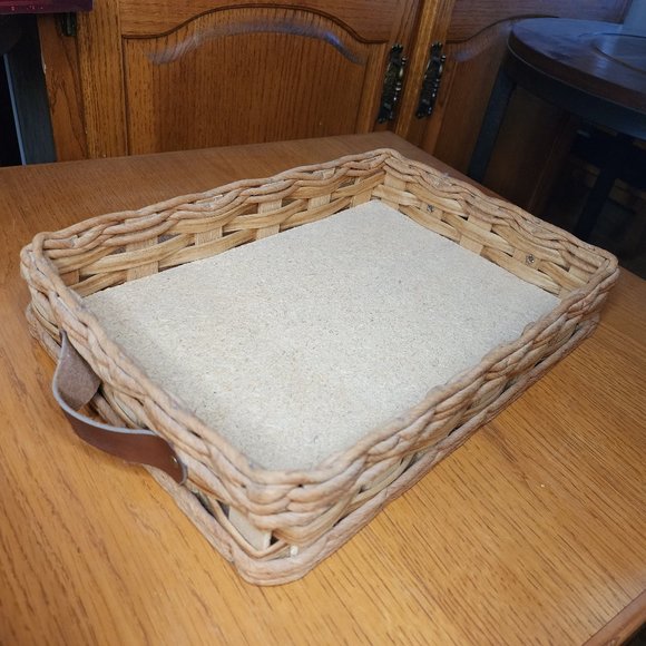 Boho Style Basket / Catchall Approx. 8" x 12" - Picture 1 of 2